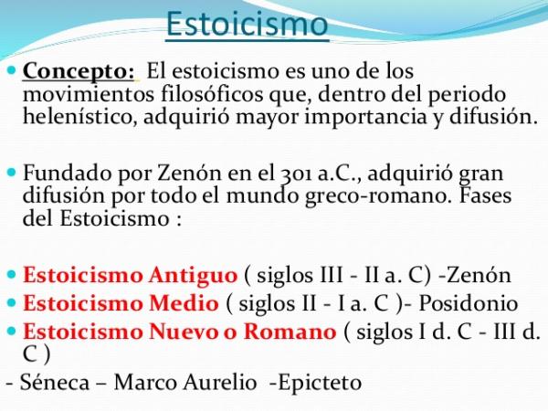 caracteristicas del estoicismo romano