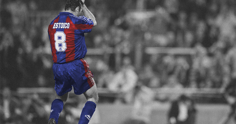 el jugador del barcelona demuestra ser un autentico estoico