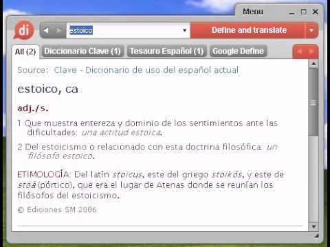 el significado del estoicismo en el diccionario