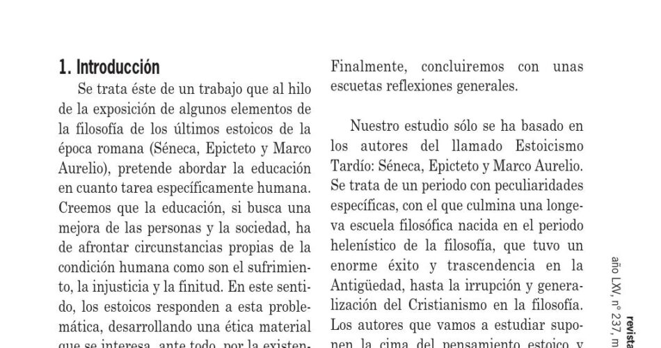 la teoria etica de los estoicos vivir en consonancia con la naturaleza