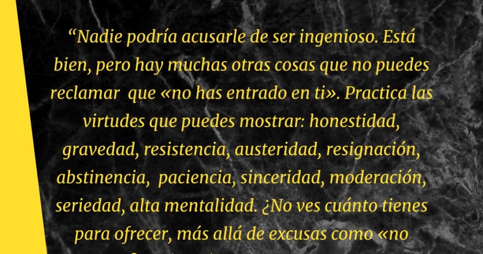 la virtud de la resistencia estoica