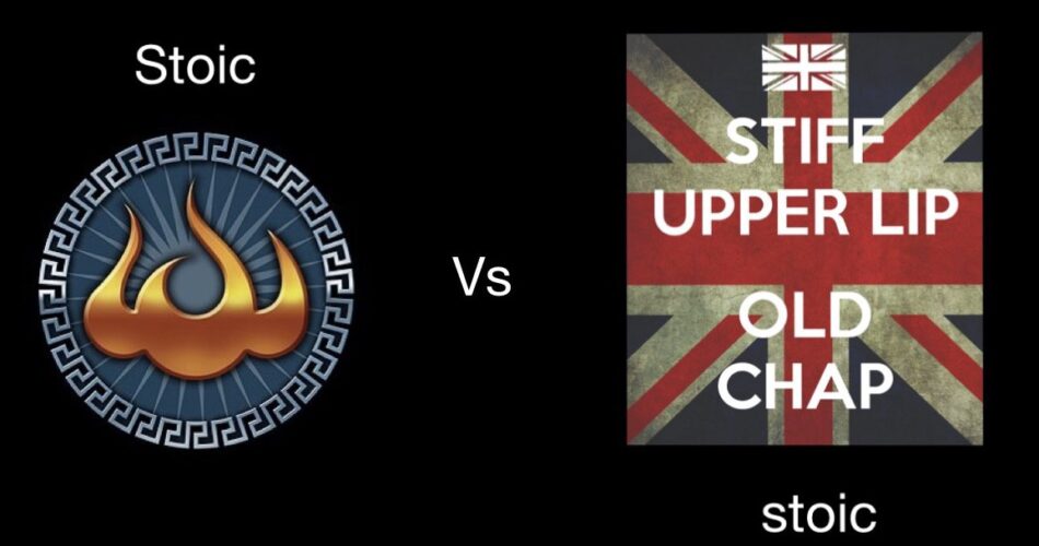 los estoicos va en mayuscula