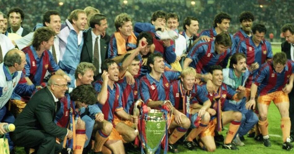 los jugadores del barca una combinacion estoica y vaquera