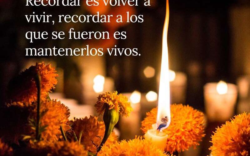 vivir sin recordar la muerte