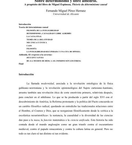 el determinismo estoico un resumen comprensible