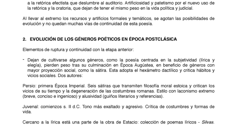 el exuberante y ampuloso estilo junto a la vision estoica