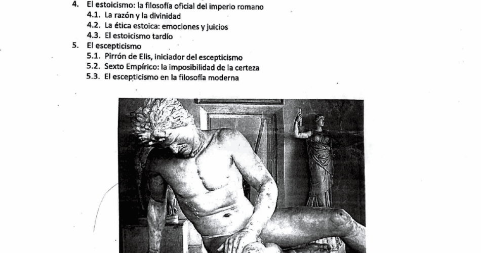 la diversidad de filosofias en el helenismo escepticismo cinismo estoicismo y epicureismo