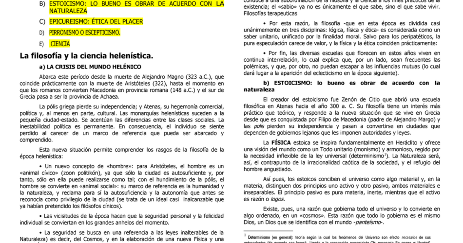 la lucha de los filosofos un debate entre el estoicismo el hedonismo el eclecticismo y el escepticismo