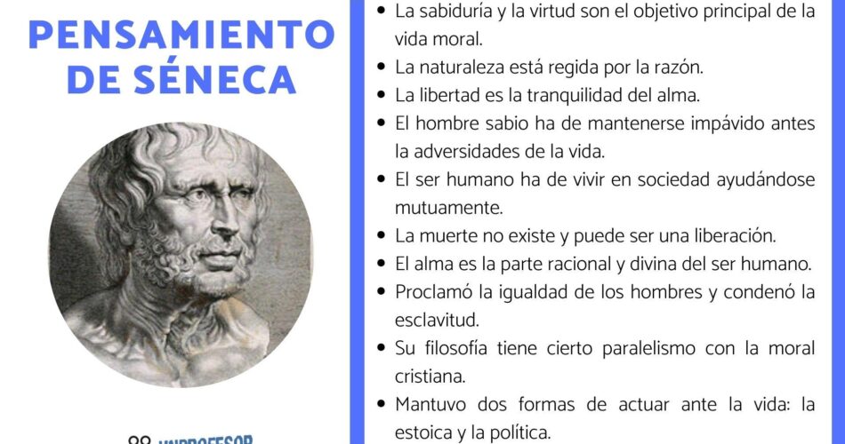 las caracteristicas del estoicismo segun lucio anneo seneca