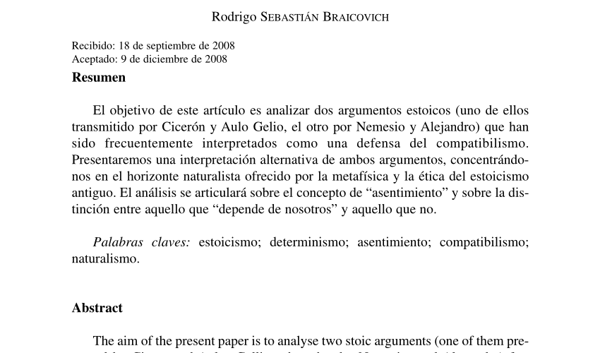 tres intereses explicativos estoicos en conjuncion